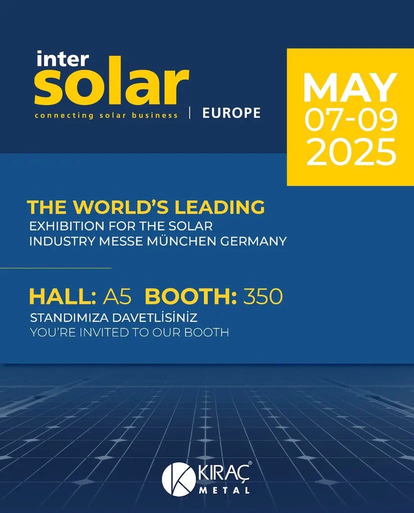 Intersolar Europe 2025’teyiz!